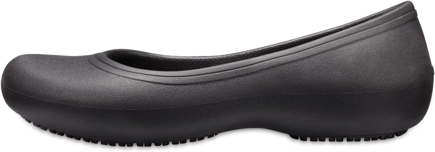 Crocs Women's Crocs At Work Flat | Women's Flats | Work Shoes for Women