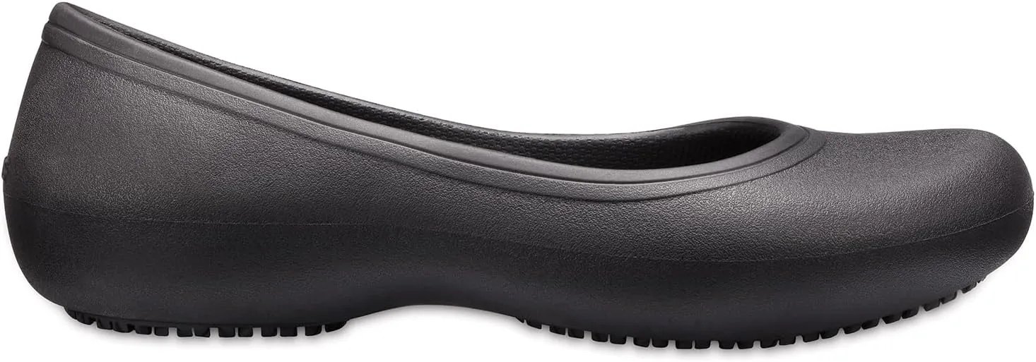 Crocs Women's Crocs At Work Flat | Women's Flats | Work Shoes for Women