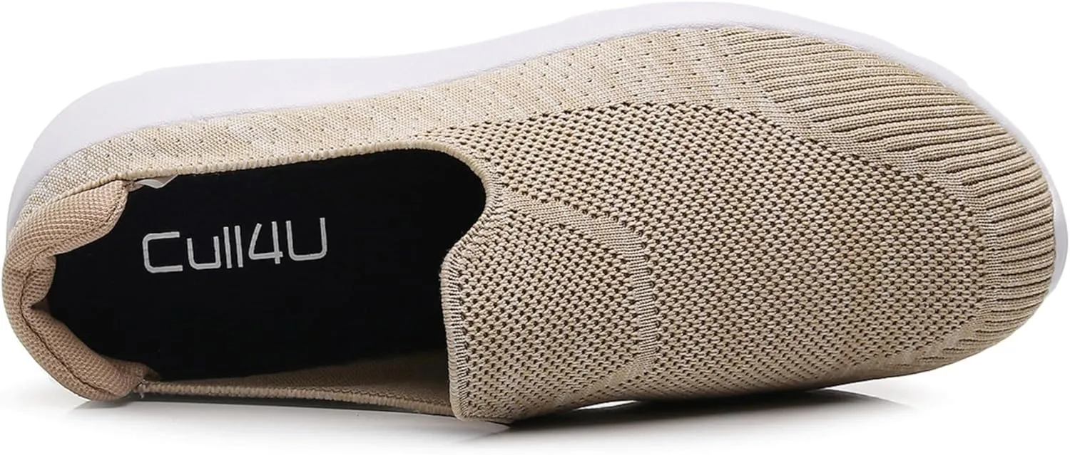 Cull4U Women's Easy 2 Walk Knit Slipper Mules Shoe