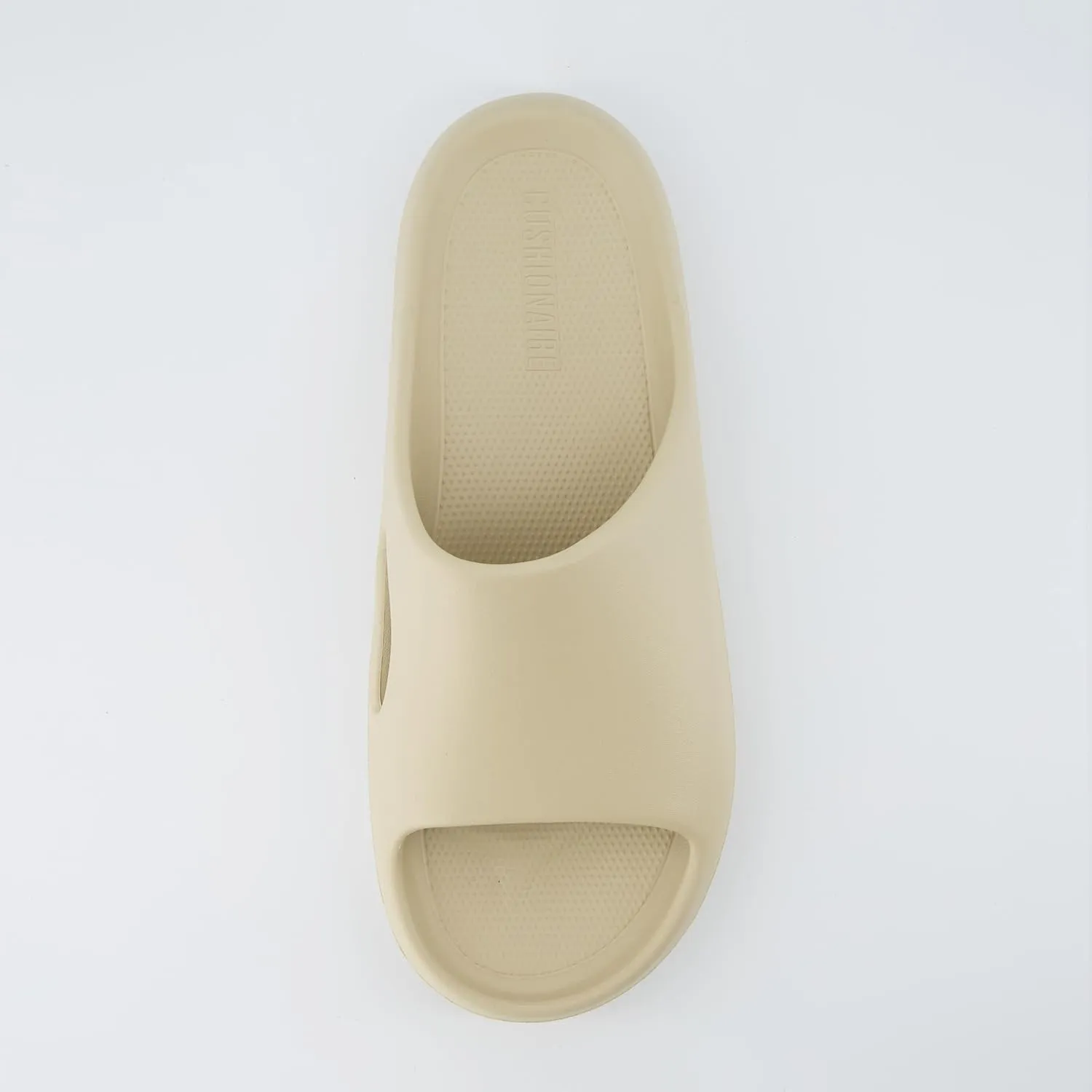 CUSHIONAIRE Men's Galaxy pool slides with  Comfort