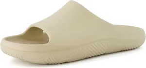 CUSHIONAIRE Men's Galaxy pool slides with  Comfort