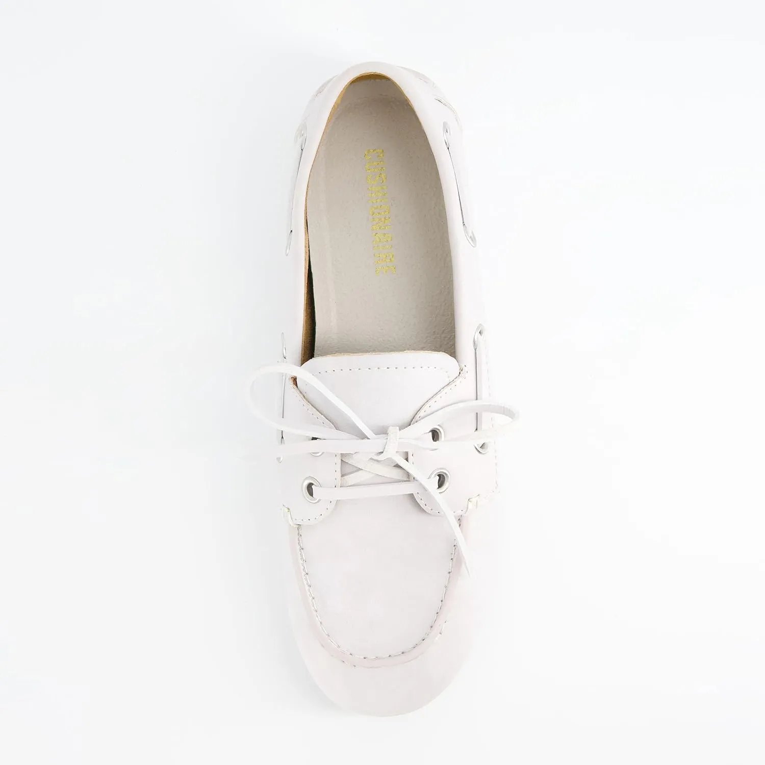 CUSHIONAIRE Women's Anchor Boat Shoe – Classic Slip-On Moccasin Loafer with Nautical Detailing   Memory Foam, Wide Widths Available