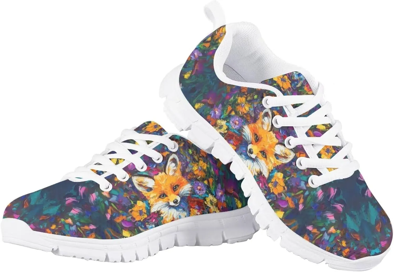 Cute Axolotl Girls Running Shoes Trendy Sneakers for Kids Athletic Shoes