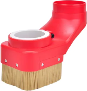 Daedalus NL330 CNC Dust Shoe, 80mm, Red