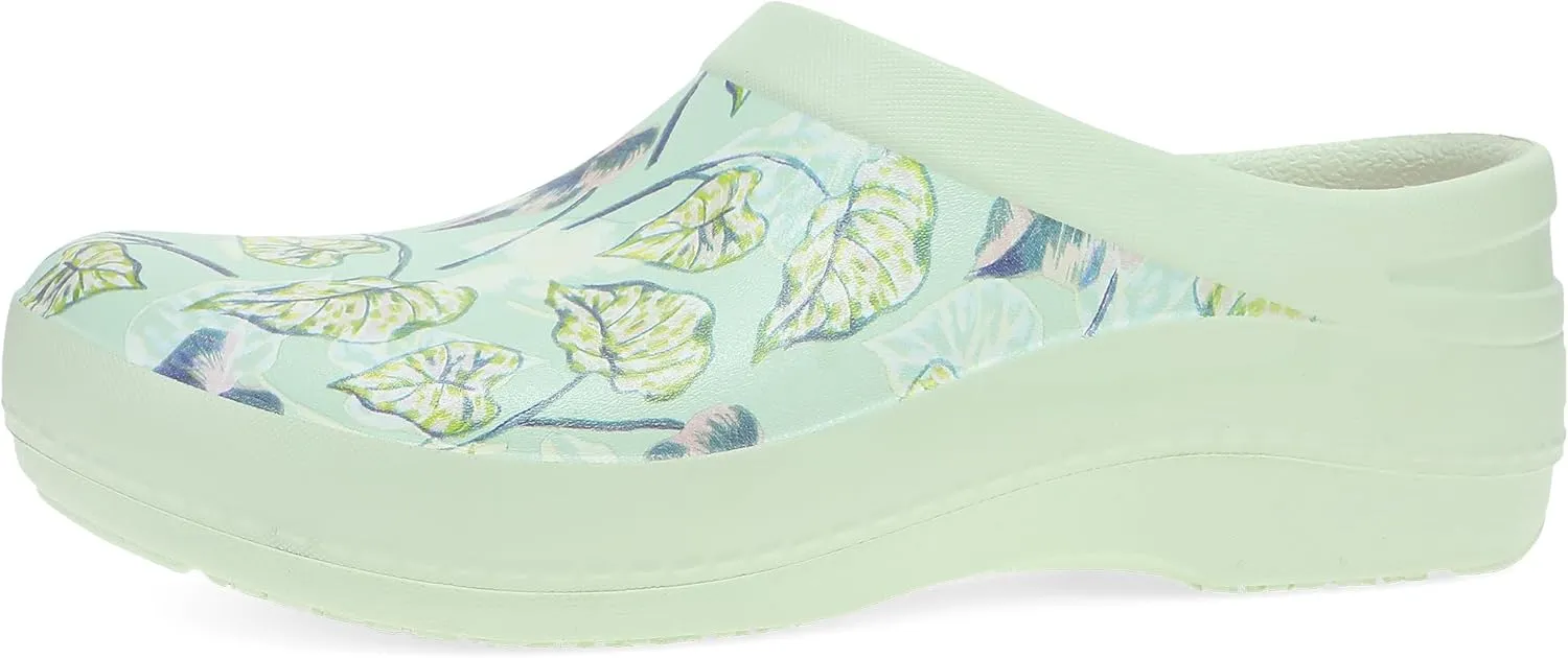 Dansko Kane Slip-On Mule Clog for Women - Lightweight Cushioned Comfort and Removable EVA Footbed with Arch Support - Easy Clean Uppers