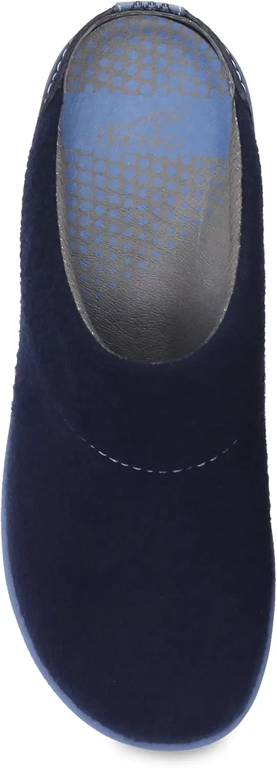 Dansko Women's Lucie Wool Slipper with Outdoor Sole and Arch Support