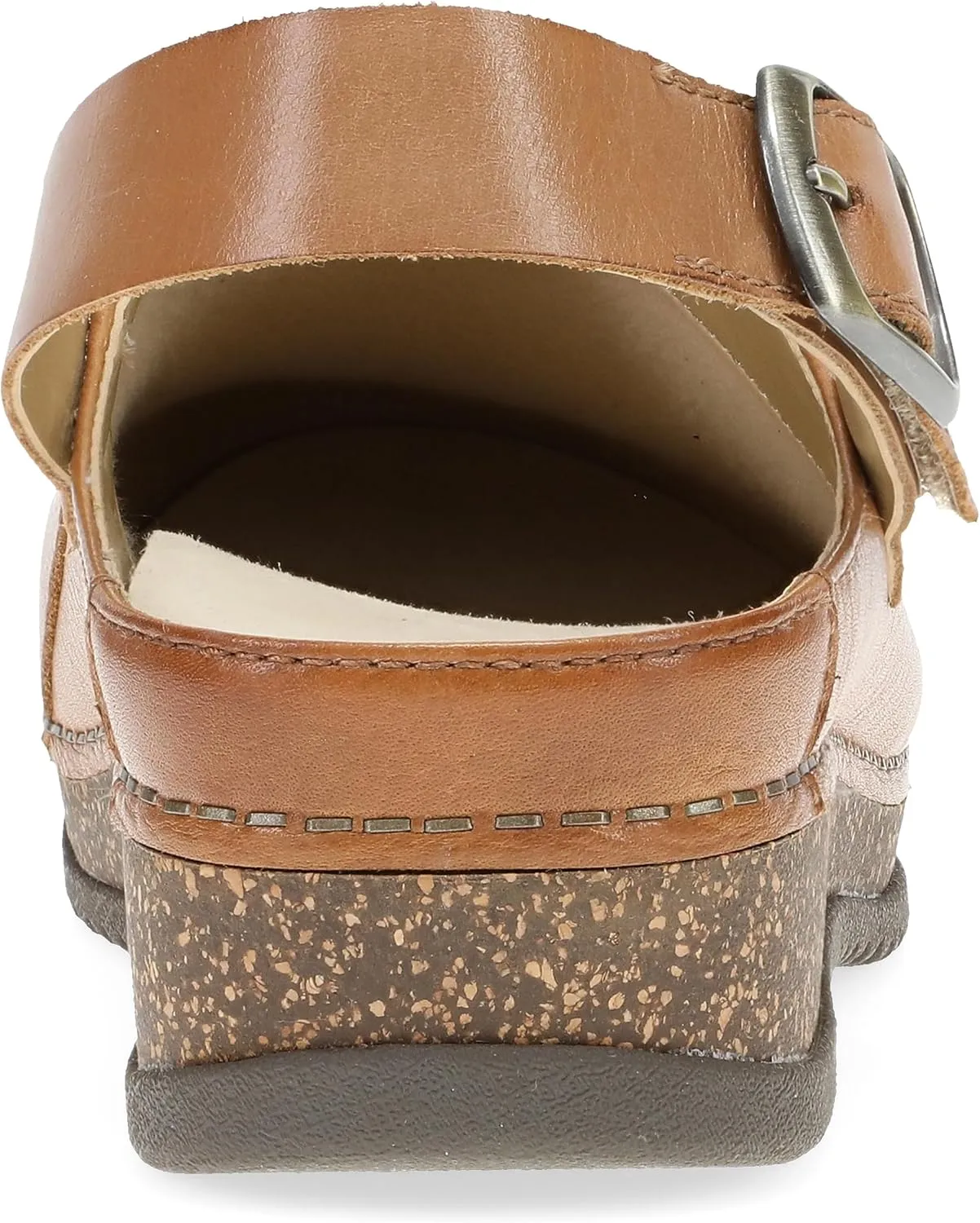 Dansko Women's Merrin Sling-Back Mule Clog-Dual Density Cork/EVA Midsole and Lightweight Rubber Outsole Provide Durable and Comfortable Ride on Patented Stapled Construction