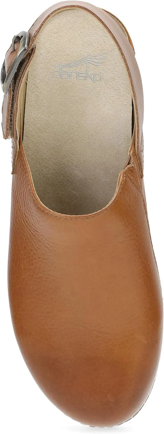 Dansko Women's Merrin Sling-Back Mule Clog-Dual Density Cork/EVA Midsole and Lightweight Rubber Outsole Provide Durable and Comfortable Ride on Patented Stapled Construction