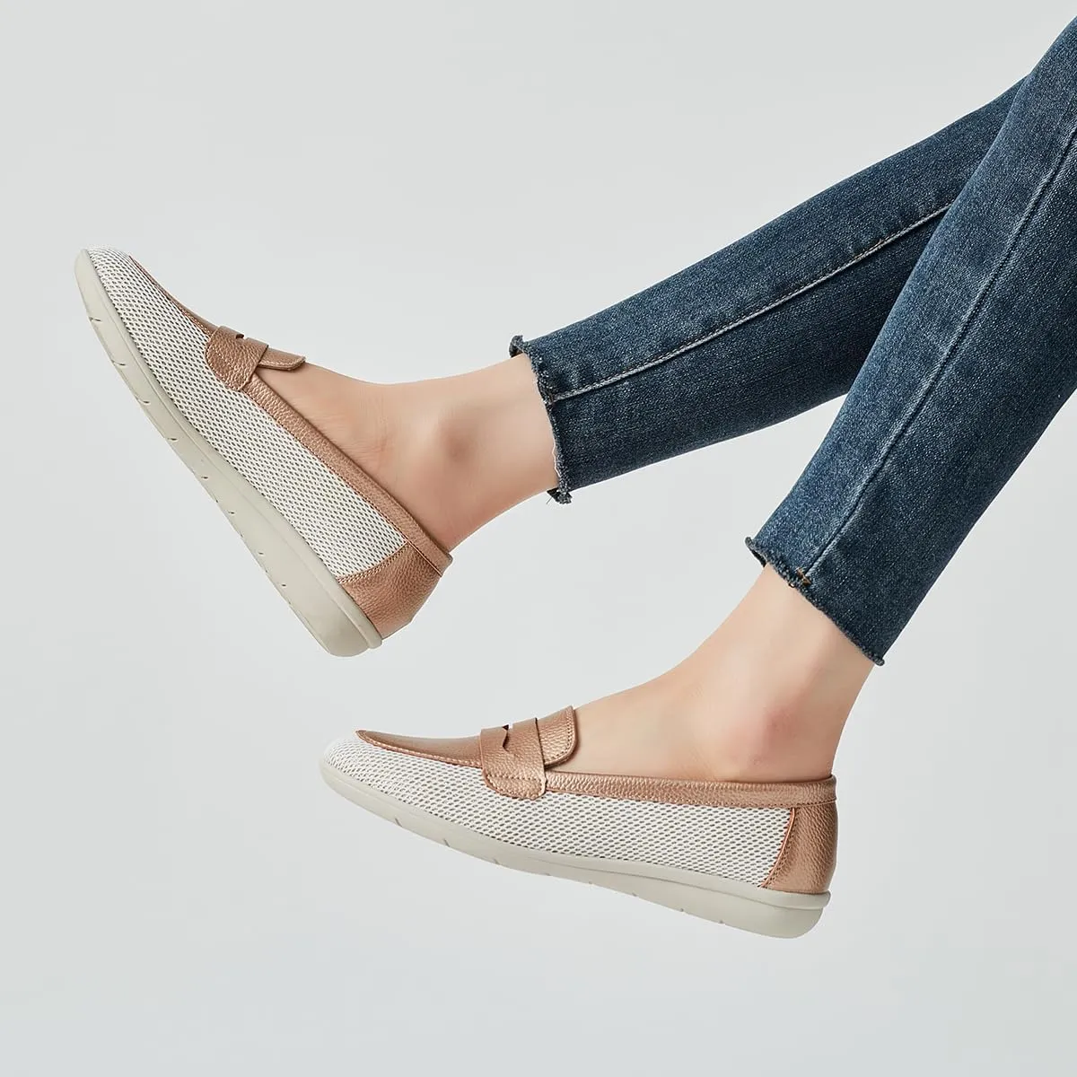 DeYashopin Women's Flats Shoes Non-Slip Ballet Shoes for Dressy Occasions,Walking and Driving Lightweight & Flexible for Comfort