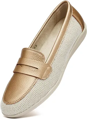 DeYashopin Women's Flats Shoes Non-Slip Ballet Shoes for Dressy Occasions,Walking and Driving Lightweight & Flexible for Comfort