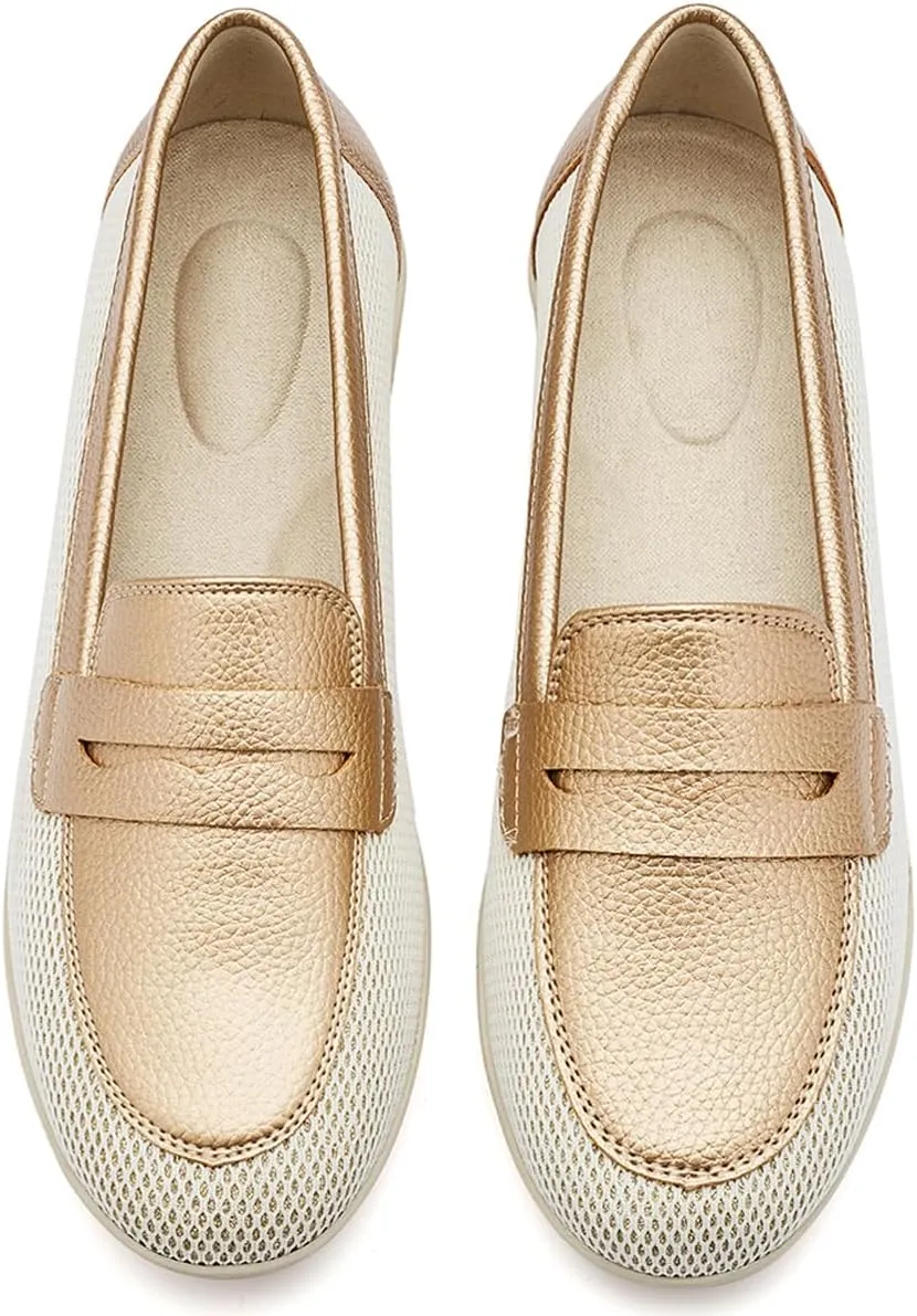DeYashopin Women's Flats Shoes Non-Slip Ballet Shoes for Dressy Occasions,Walking and Driving Lightweight & Flexible for Comfort