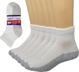Diabetic Ankle Socks Mens Womens Non-Binding Socks Loose Fit 6 Pairs Debra Weitzner