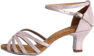 DKZSYIM Women Latin Dance Shoes Ballroom Salsa Tango Practice Performence Party Dancing Shoes,Model 1810-6