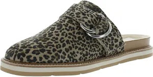 Dolce Vita Women's Verna Mule, TAN/Black Dusted Leopard Suede, 6