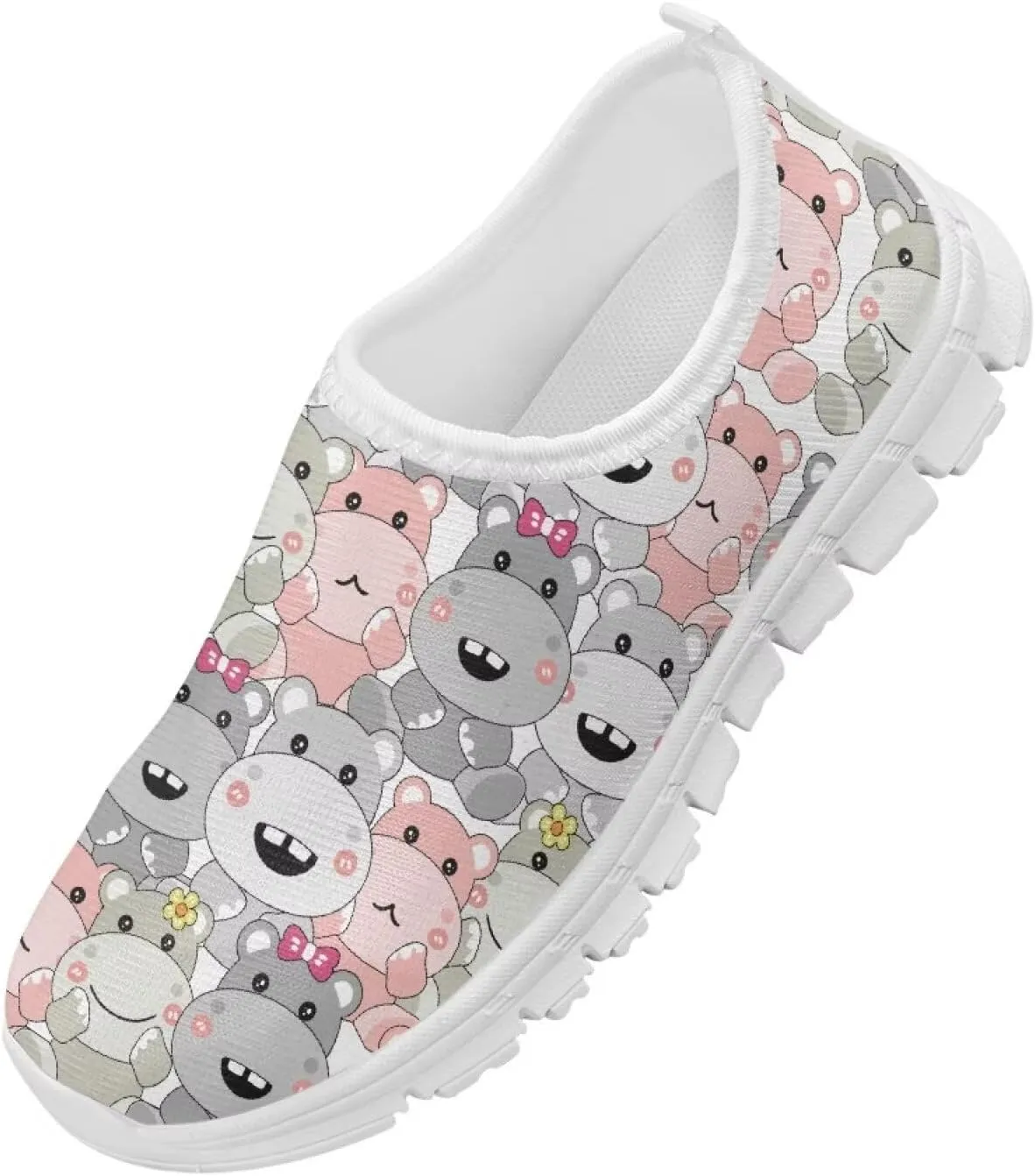 Doojoayie Novelty Girls Slip On Sneakers Soft Flexible Running Shoes Unisex Kid