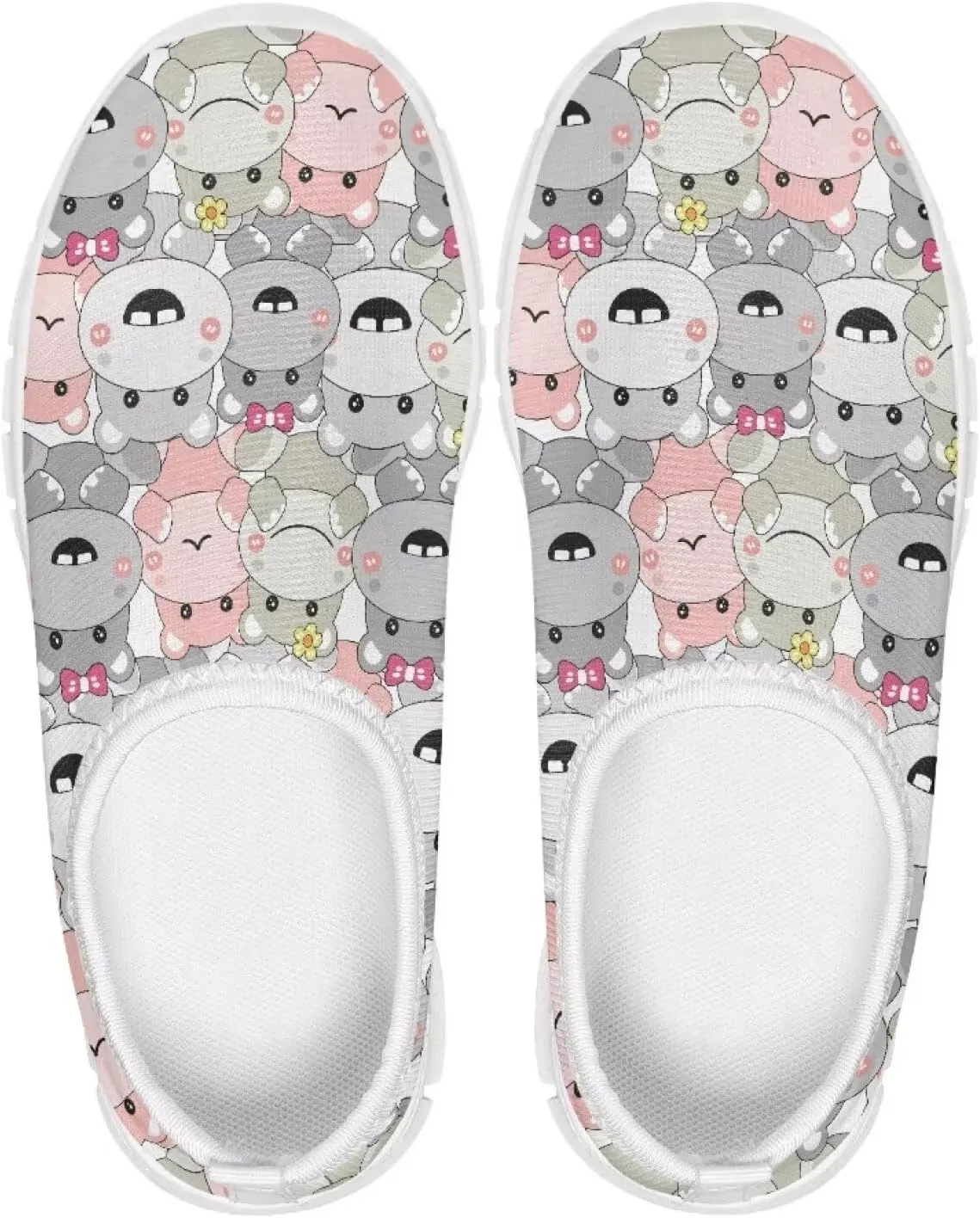 Doojoayie Novelty Girls Slip On Sneakers Soft Flexible Running Shoes Unisex Kid