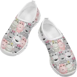 Doojoayie Novelty Girls Slip On Sneakers Soft Flexible Running Shoes Unisex Kid