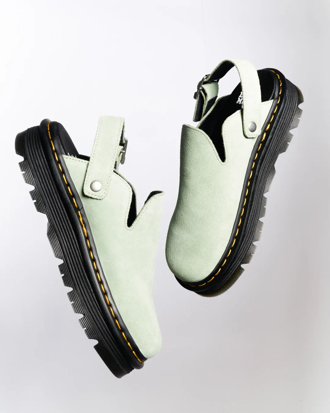 Dr. Martens ZebZag Mule Sage Green