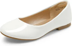 DREAM PAIRS Girls Dress Shoes Slip on Ballerina Flats for Wedding/Party