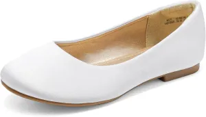 DREAM PAIRS Girls Dress Shoes Slip on Ballerina Flats for Wedding/Party