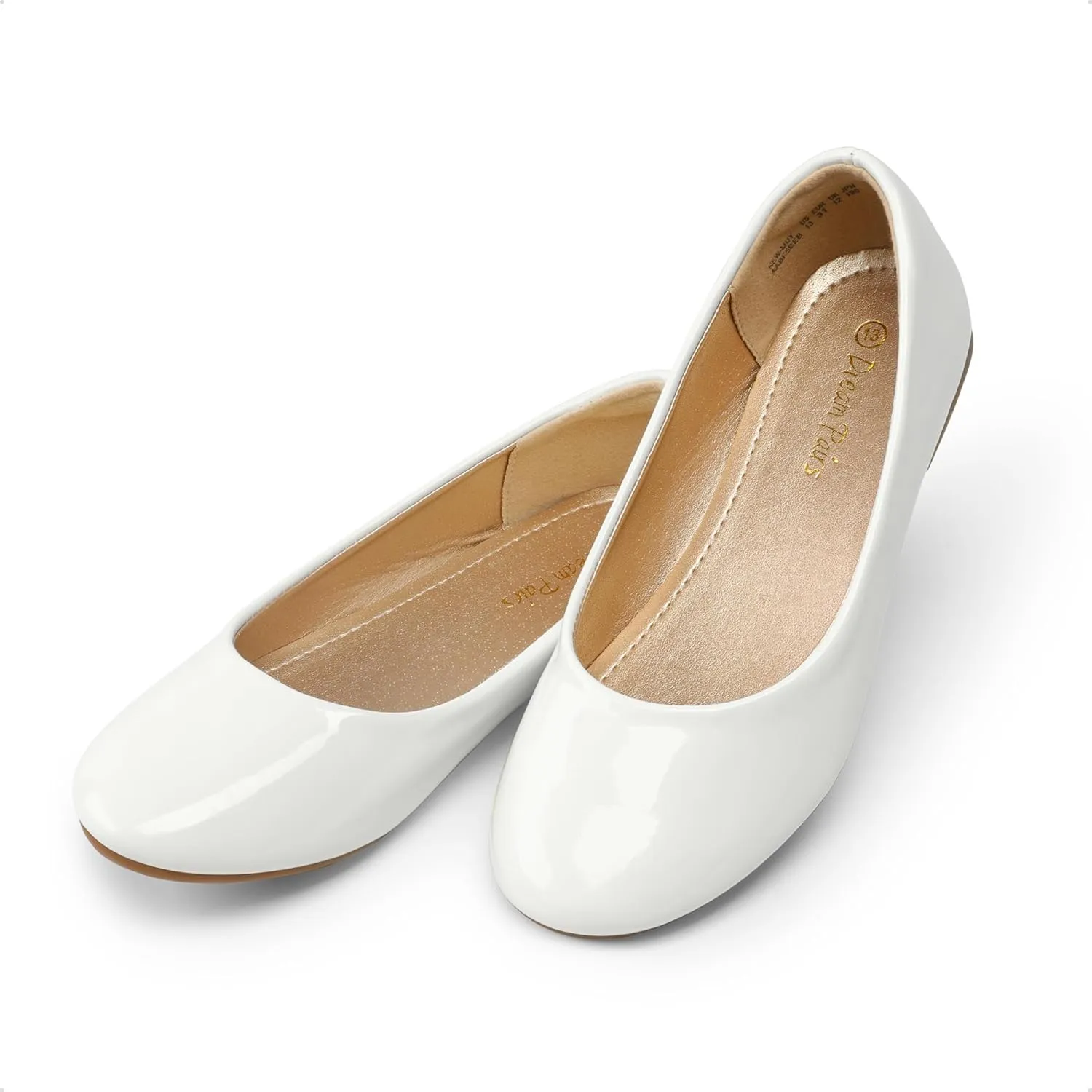 DREAM PAIRS Girls Dress Shoes Slip on Ballerina Flats for Wedding/Party
