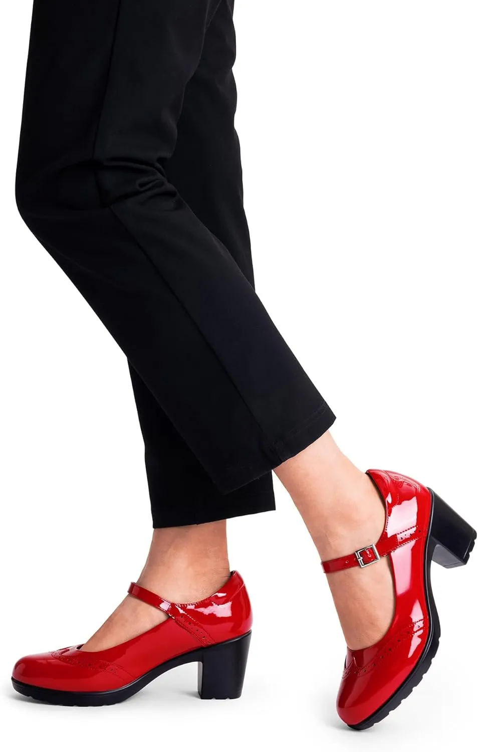 DREAM PAIRS Women's Oxfords Mary Jane Dress Shoes Heels for Women