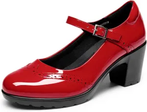 DREAM PAIRS Women's Oxfords Mary Jane Dress Shoes Heels for Women