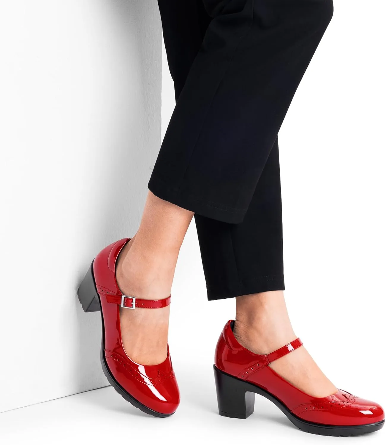DREAM PAIRS Women's Oxfords Mary Jane Dress Shoes Heels for Women