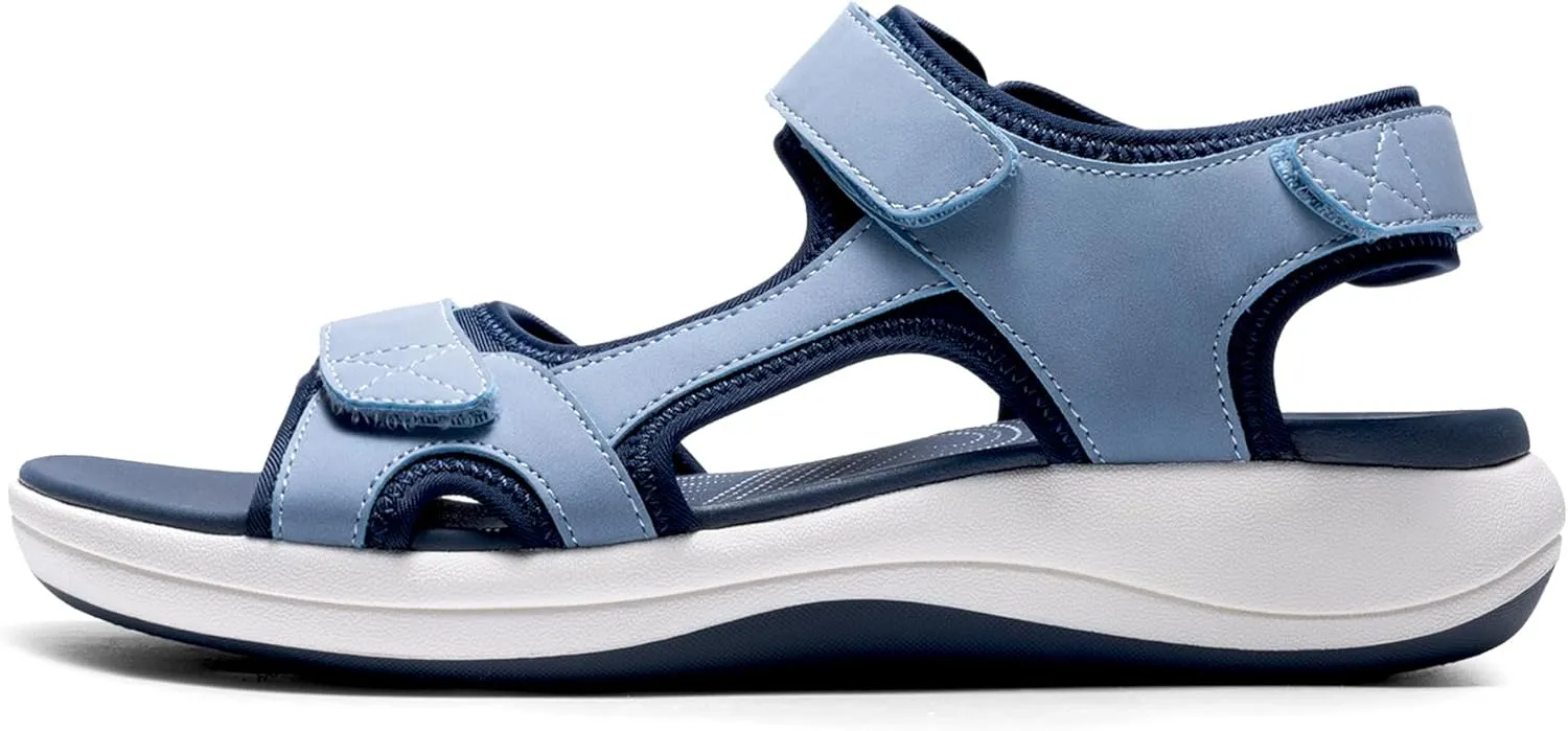 DREAM PAIRS Women's Sandals Open Toe Lightweight Summer Shoes Walking Casual Outdoor