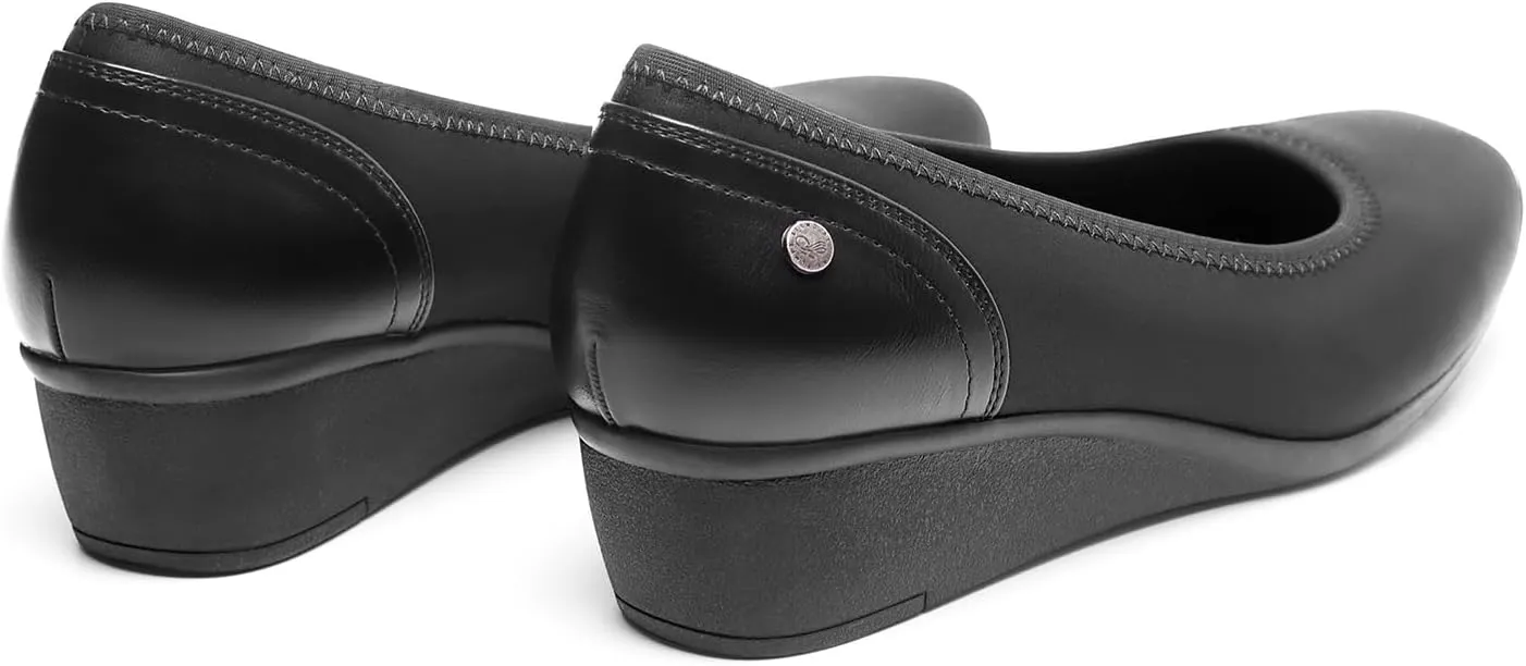 DREAM PAIRS Women's Wedge Shoes Closed Toe Low Heel Pumps Comfotable Dress Shoes