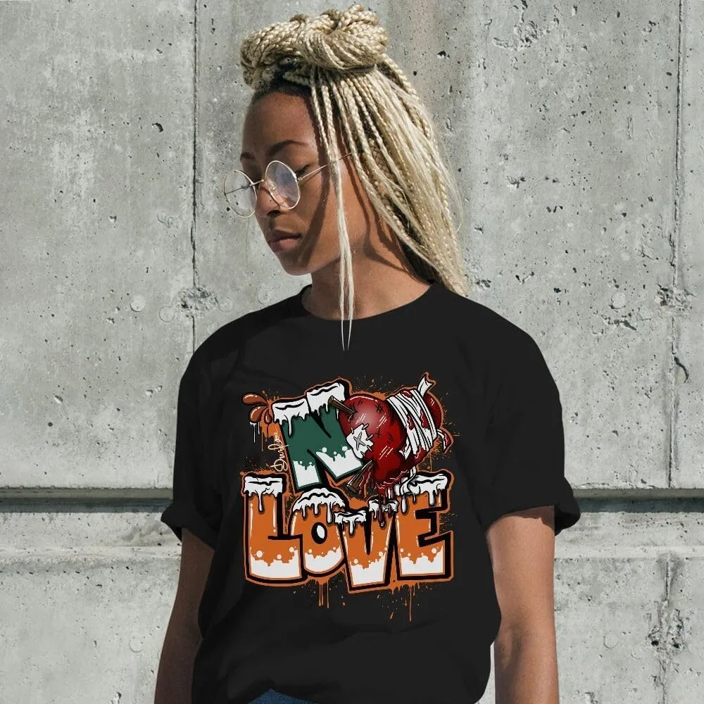 Dunkare Dunk Low Ceramic Shirt, Drip No Love Streetwear Unisex Shirt Graphic Tees Men Y2K Tops Women Clothing