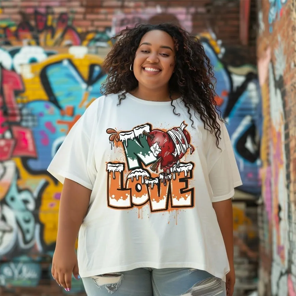 Dunkare Dunk Low Ceramic Shirt, Drip No Love Streetwear Unisex Shirt Graphic Tees Men Y2K Tops Women Clothing