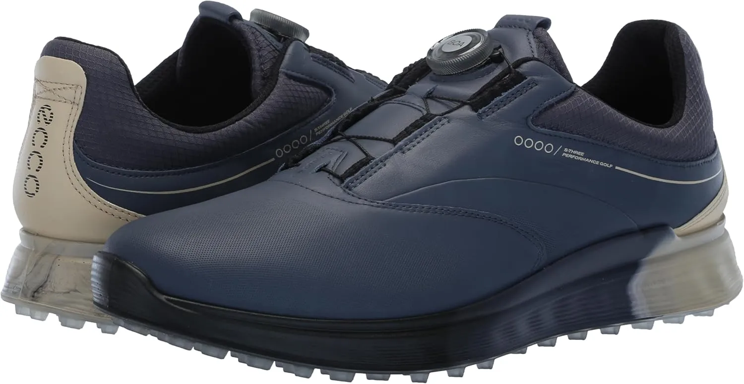 ECCO Men's S-Three Boa Gore-tex Waterproof Hybrid Golf Shoe