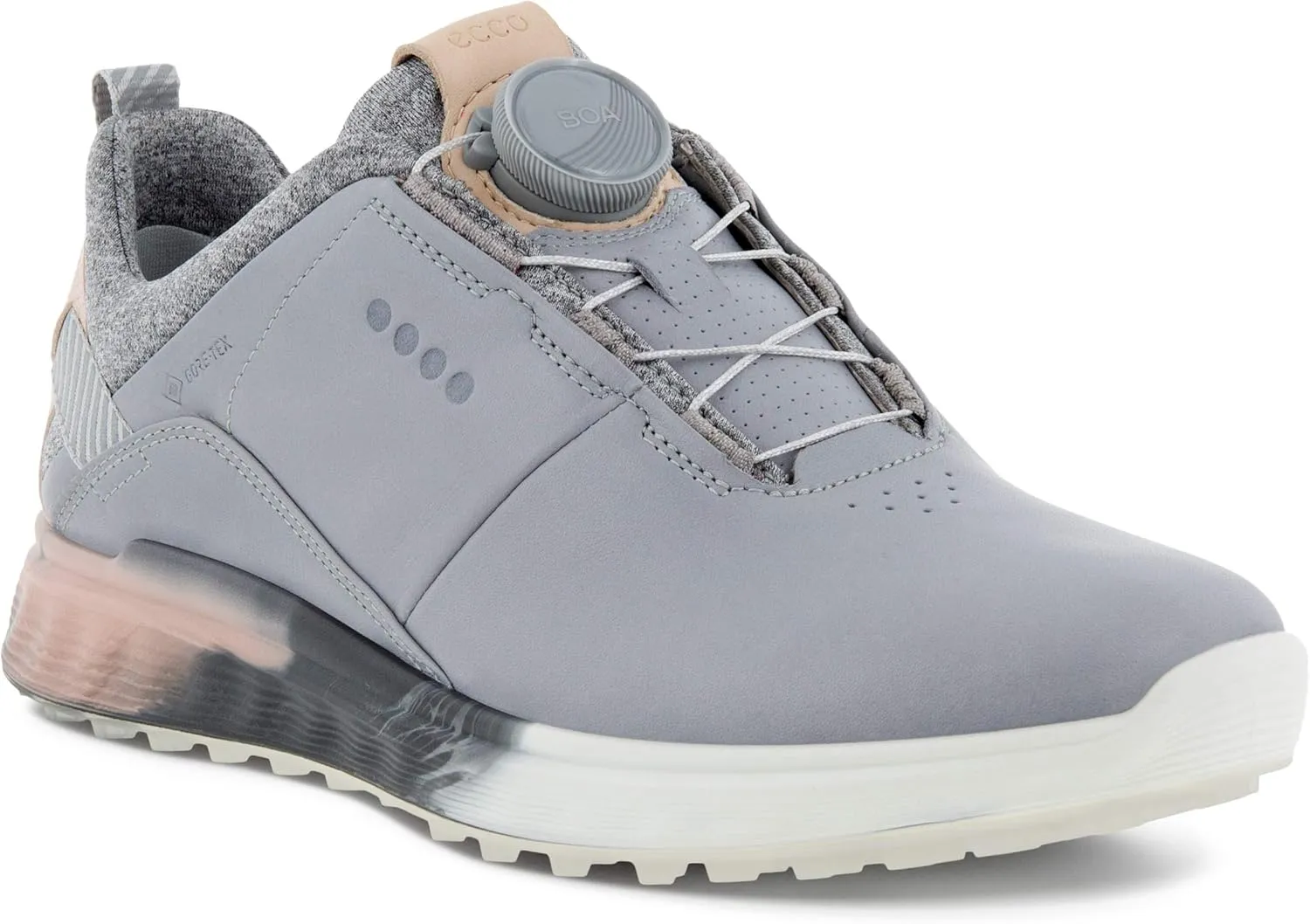 ECCO Women's S-Three Boa Gore-tex Waterproof Hybrid Golf Shoe