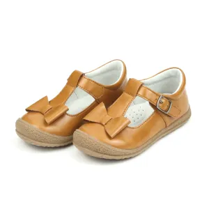 Emma Bow T-Strap Mary Jane - Gold