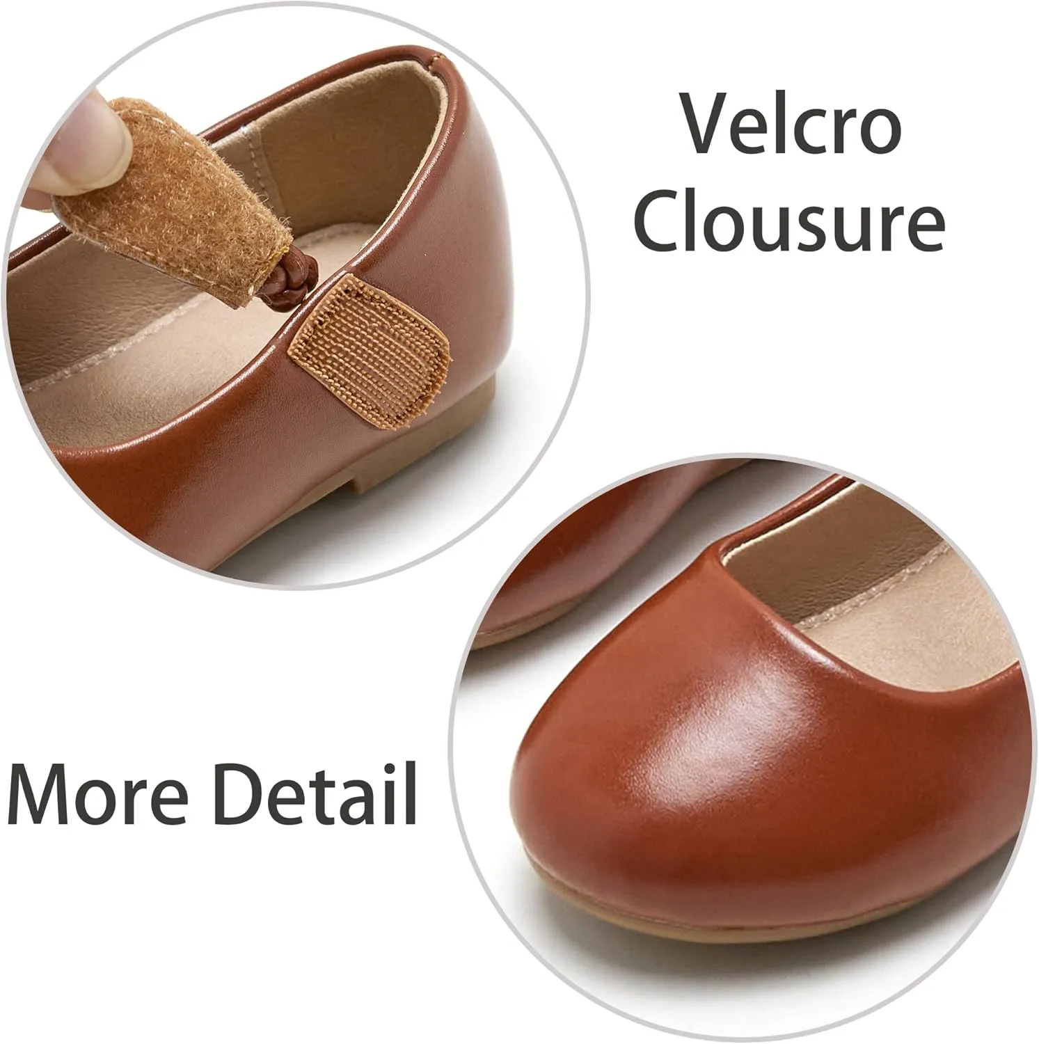 ESTINE Mary Jane Flats for Toddler Girls Little Kids Glittery Dress Princess Wedding Ballet Shoes