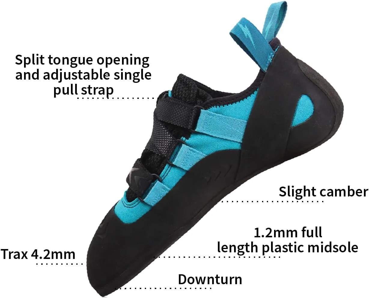 EVOLV Kira Rock Climbing Shoe for Intermediate Indoor & Outdoor Climbing