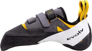 EVOLV Shaman Rock Climbing Shoe for Sport, Bouldering, & Multi-Pitch Climbing - Gold/Grey/White - 13.5