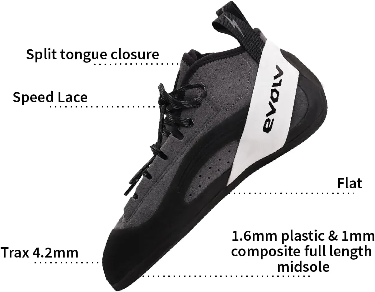 EVOLV Yosemite Bum Rock Climbing Shoe for Crack & Multi-Pitch Climbing