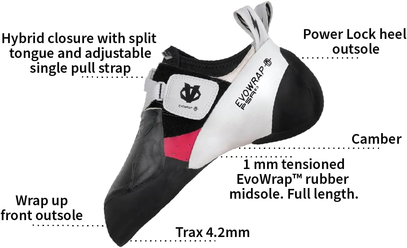 EVOLV Zenist Pro LV Rock Climbing Shoe for Competition, Bouldering, & Training Board Climbing