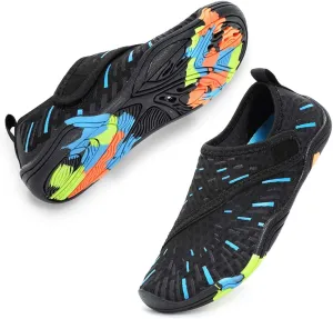 FANTURE Girls & Boys Water Shoes Lightweight Comfort Sole Easy Walking Athletic Slip on Aqua Sock(Toddler/Little Kid/Big Kid)
