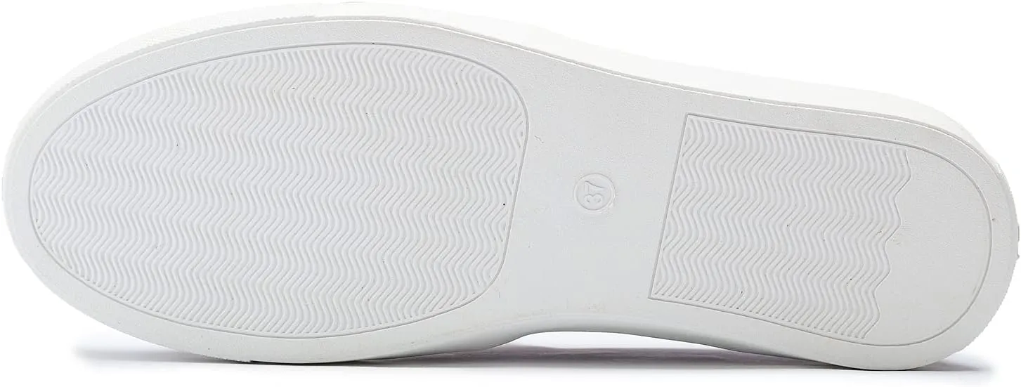 FEVERSOLE Women's Fashion Slip-On Sneaker Casual Flat Loafers