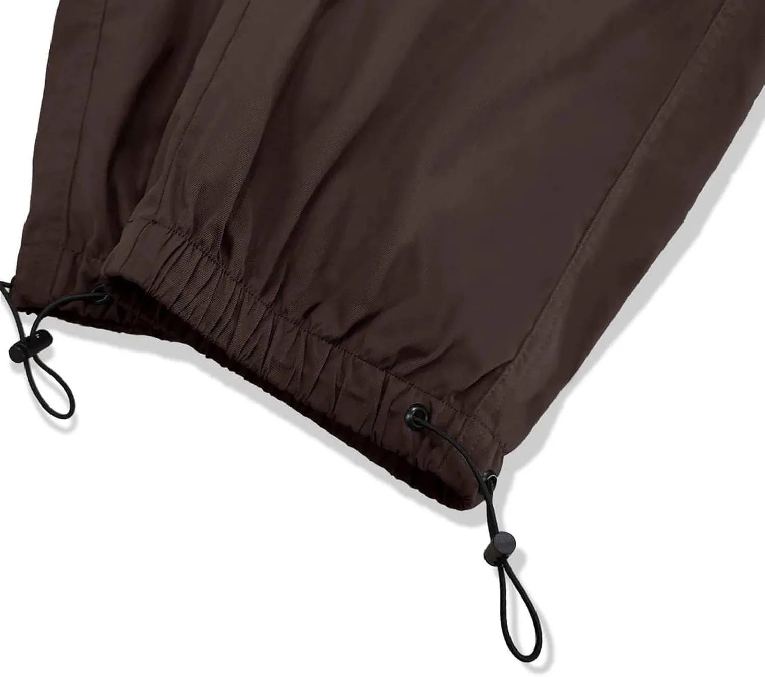 Flat Pocket Parachute Pants for Men Casual Baggy Cargo Pants Unisex Street Pants Drawstring Trousers