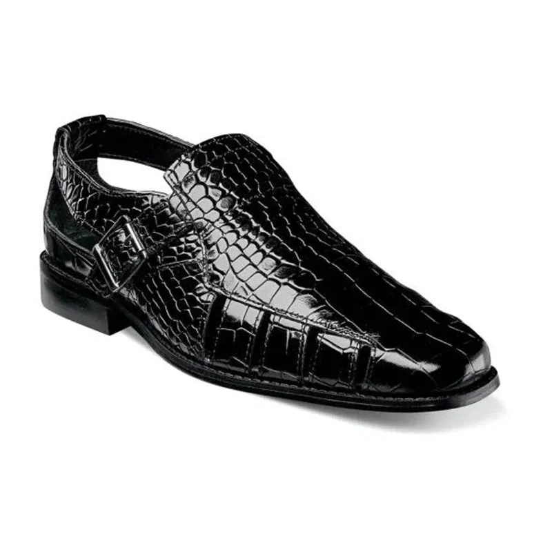 Flat wedge casual casual men's shoes