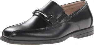 Florsheim Reveal Bit Jr Boys' Toddler-Youth Slip On, 7 M US Big Kid, Black