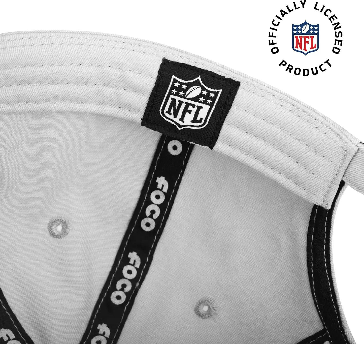 FOCO Men's NFL Team Retro Logo Casual Hat Caps
