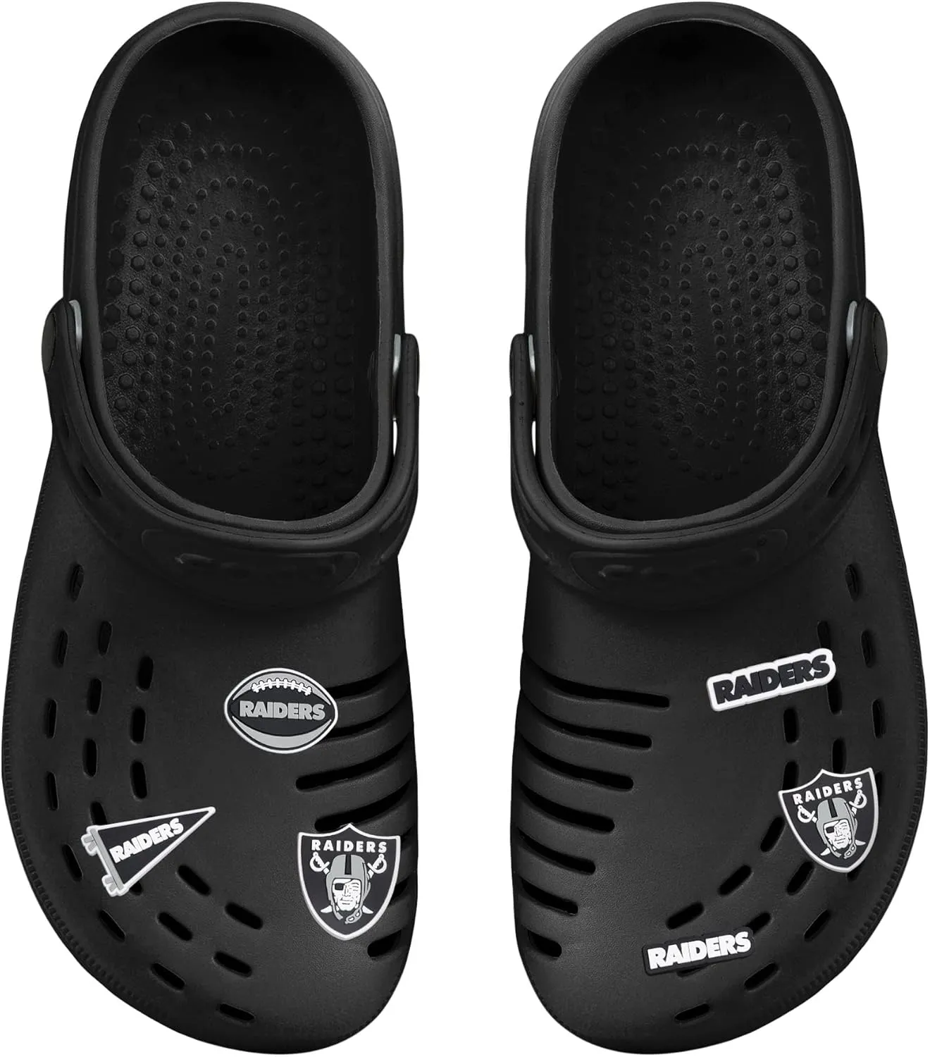 FOCO NFL unisex-adult NFL Team Logo 6-Pack Shoe Charms