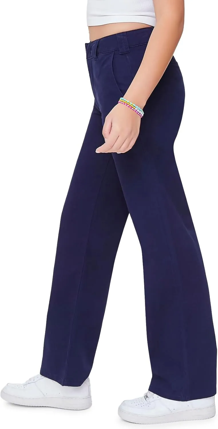 Forever 21 Women's Straight-Leg Twill Pants