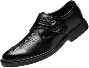 Formal Oxford Shoes for Men Slip On New Luxury Men's Shoes Crocodile Pattern Leather Work Shoes Designer Casual Formal Shoes for Men Dress Shoes Business Wedding Shoes