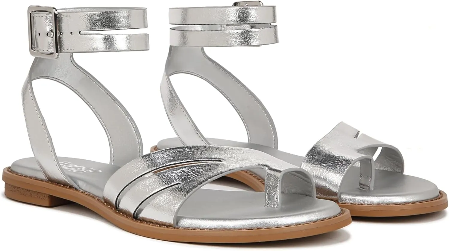 Franco Sarto Women's Greene Ankle Strap Flat Sandals